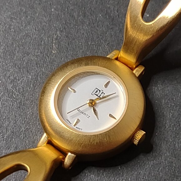 7 Inch Gold Tone PH Watch With White Dial - Picture 2 of 12